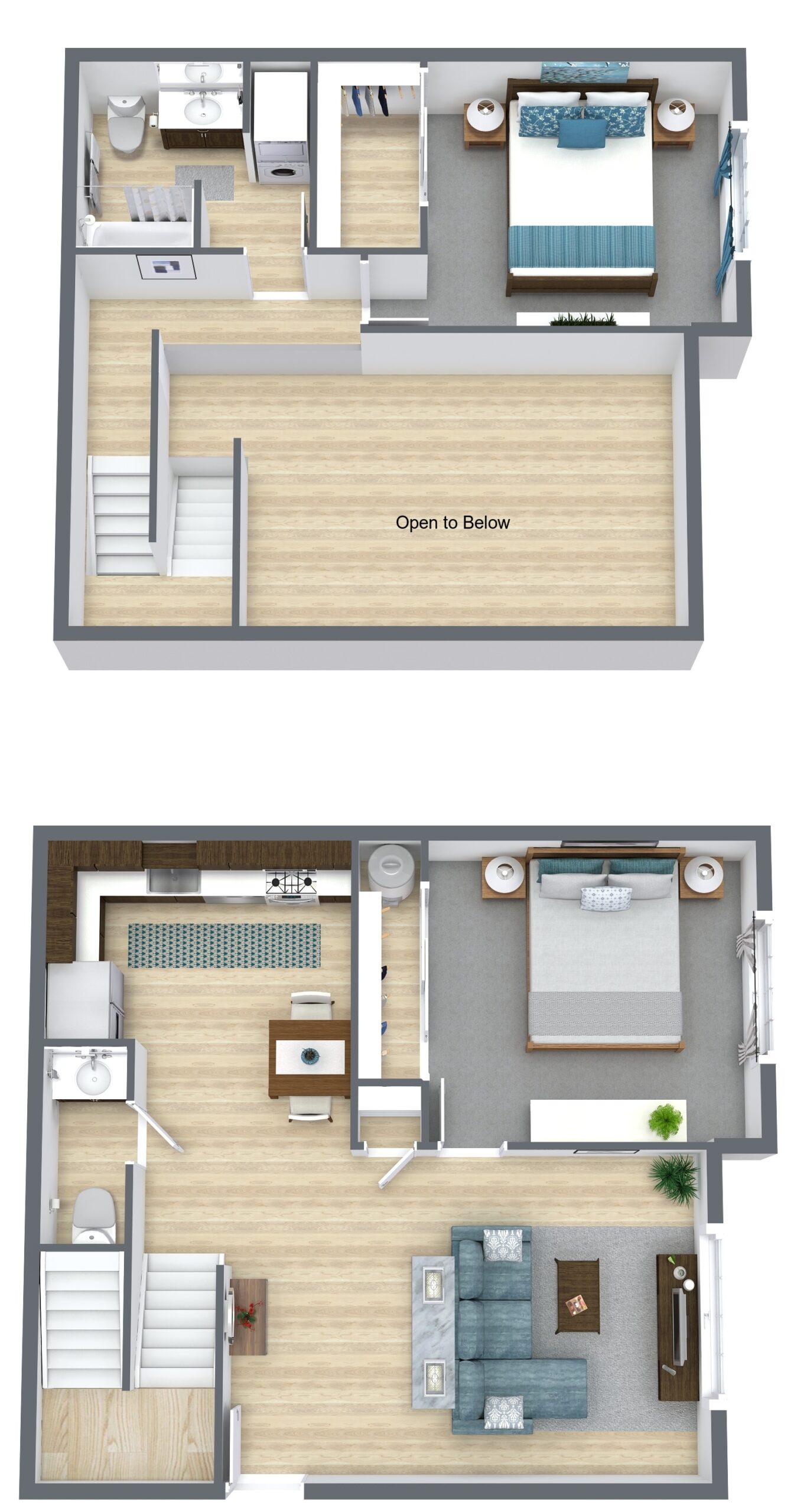 2 BEDROOM C <BR>2 Bedroom + 1.5 Baths<br>1028 sq ft